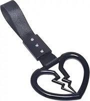 Heart Shaped Handle Straps | Car Handle Strap Drift Charm - Subway Train Bus Car Handle Hand Strap Rear Front Bumper Warning Rings Charm Drift for Car Accessory