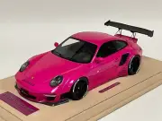 1/18 AB Models Porsche 911 Liberty Walk in Flash Pink #01 /35 n BBR or MR
