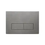 Zumi Slim Square Stainless Steel Brushed Nickle Flush Plate