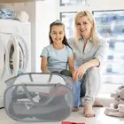 2Pcs Pop-Up Mesh Laundry Hamper 70L Large Capacity Collapsible Laundry beWww