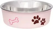 Bella Bowl, Dog Bowl, Medium, Paparazzi Pink