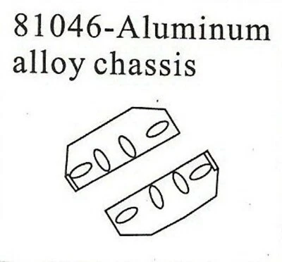 HSP RACING 81046 - ALUMINIUM ENGINE BOTTOM PLATES