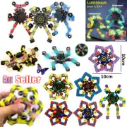 Fidget Spinner Toys Kids Transformable Chain Robot Fingertip Gyro Stress Relief-