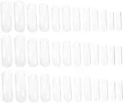 MUSISALY Nail Charms Art Traceless Nails Manicure Set Full Cover Fake Nails Square Nails 120pcs Box