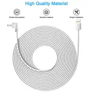 7.6m Charging Cable fr Ring Stick Up Cam Battery/Spotlight Cam Battery HD Camera