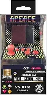 MISTER GADGET, MG3565, Arcade Game 26 Games, Retro Game Console with 26 Integrated Games, Model, Colour Black, Game for Adults, Retro Console with 26 Games