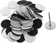 Healeved 60 Pack Foot Callus Remover Discs Set Nail Sanding Discs for Manicure Flat Nail Drill Bit
