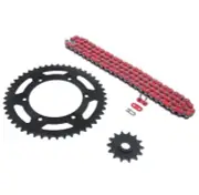 520-110 Red Non O Ring Chain & Sprocket Blk Kit 14/47 fit Suzuki DR350 1990-1993