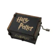 Harry Potter Black Mechanical Wooden Hand Crank Music Box