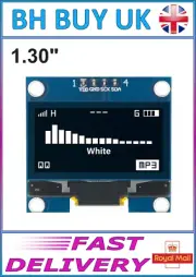 1.3" OLED DISPLAY MODULE WHITE SH1106 128X64 LED LCD IIC I2C ARDUNIO
