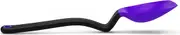 Dreamfarm Supoon Non-Stick Sit-Up Silicone Scraping, Serving, Cooking Spoon Measures 5ml TSP & 15ml Tbsp - 11" Purple