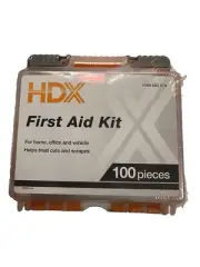 OSHA 100 Piece Work or Home Medical Emergency Portable Survival First Aid Kit