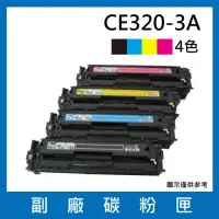 在飛比找momo購物網優惠-CE320A/CE321A/CE322A/CE323A 一黑