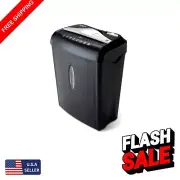 3.7-Gallon Wastebasket Shredder: 8-Sheet Cross-Cut for Safe Document Disposal