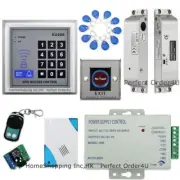 125KHz RFID Card+Password Door Access Control Kit+Drop Bolt Lock+ Touchless EXIT
