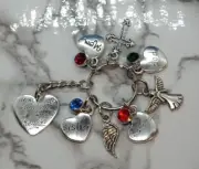"You are always in my heart" Memorial Keyring - Sympathy Funeral Gift
