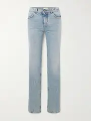 [The Row] The Row - Carlyl High-rise Straight-leg Jeans - Light blue - US10 US 10 Blue