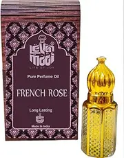 LEVENMOOI FRENCH ROSE wooden attar for Suitable for Daily uses,Occasions & parties long lasting Fragrance roll on Perfume Oil Leak proof available in travel size for unisex 6ml