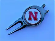 New Nebraska Cornhuskers Golf Ball Marker and Magnetic Divot Tool