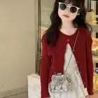 Sequin Glitter Bow Shoulder Bag Starry Children Handbag Cross Body Bag Purse