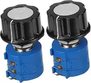 Gatuida Practical Potentiometer Knobs 2pcs A03 for Inverter Regulation and Appliance Adjustment