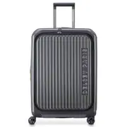 Delsey Securitime Zip 66 cm Top Opening 4-Wheel Expandable Suitcase - Anthracite
