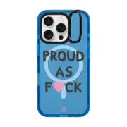 iPhone 16 Pro Impact Ring Stand Case MagSafe Compatible Proud As F#ck by LJMA