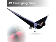 Serac Sequoia XL Double Hammock - Tree Straps Orange /Blue