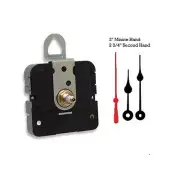 Quartz Clock Movement Mechanism - Takane With 3" spade hands for 1/4" thick dial