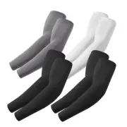 4 Pairs Arm Sleeves, Cooling UV Sun Protection Sports Compression for Men/Wom...