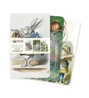 Alice in Wonderland Set of 3 Mini Notebooks