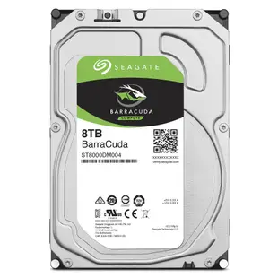 Seagate 希捷 ST8000DM004 8TB 內接硬碟 256M 5400R SATA3 三年保