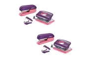 2PK Rapid F5 Home Office Mini Set w Stapler Staple Staple Remover Punch Hole PPL