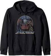 [STAR WARS] Vintage Fight Scene Zip Hoodie