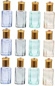 12pcs Octagonal Roller Bottle Roller Bottles Roller Ball Bottles Cosmetic Sub Bottle Cosmetic Bottles Perfume Mini Refillable Cosmetic Containers Sub Package Bottle Empty Bottle or/264