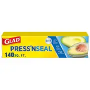 Glad Press'n Seal Food Plastic Wrap - 140 Square Foot Roll