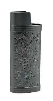 Silver Metal Lighter Case Cover Holder Sleeve Pouch For BIC Mini Lighter J25