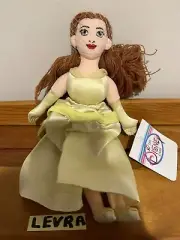 BELLE Beauty And The Beast Disney Plush Bean Bag 8”New With Tag