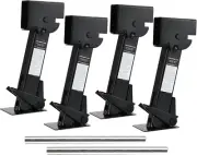 Set of 4 Trailer Stabilizer Leveling Jacks Folding Telescoping Legs for Travel R