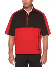 NWT Callaway Swing Tech Quarter Zips Pullover Golf Jacket Lychee Red Medium