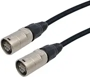 Cat5e Neutrik Ethercon to Ethercon RJ45 Lead, 10m Black