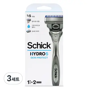 Schick 舒適牌 Hydro 5 皮膚保護手柄 + 2 個額外刀片組