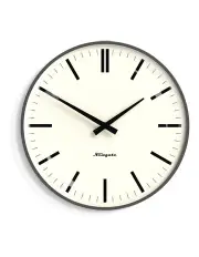 [Newgate] Matte Radio City Wall Clock in Blizzard Grey
