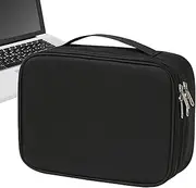 Electronics Organizer Travel Case, Compact Waterproof Electronics Organizer Case, Travel Cable Storage Bag for Camera, Hard Drives, Earplugs, Phones, Chargers Pochy