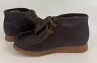 NEW Clarks Wallabee Boot Shoe Sz 11.5W Beeswax Brown Leather 26170834 Little Kid