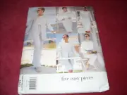 VOGUE 1775-LADIES TOP - PANTS - DRESS - JACKET - SCARF & SKIRT PATTERN 14-18FF