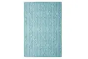 Contemporary Handwoven Wool Rug-Mavis 6371-Cashmere Blue