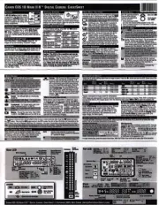 CheatSheet Canon EOS 1D Mark IIN Laminated Mini Guide