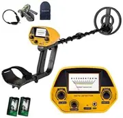 Adult and Children Adjustable Rod Metal Detector Professional Coil Waterproof Beach Metal Detector, Stretchable to 78 to 108 cm Higher Accuracy Gold Detector All Metal Modes