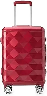 [sdneNest] Carry-on Suitcase Luggage Luxury Cabin Luggage Multifunctional Partition Trolley Case Silent Wheel Suitcase Carry-on Suitcases Carry On Luggages (Rosso 24in)